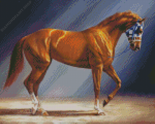 Brown Secretariat Diamond Painting