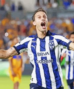 Sergio Canales Rayados Diamond Painting