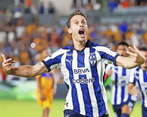 Sergio Canales Rayados Diamond Painting