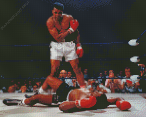 Muhammad Ali Vs Liston Diamond Painting