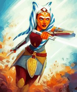 Aesthetic Ahsoka Diamond Painting