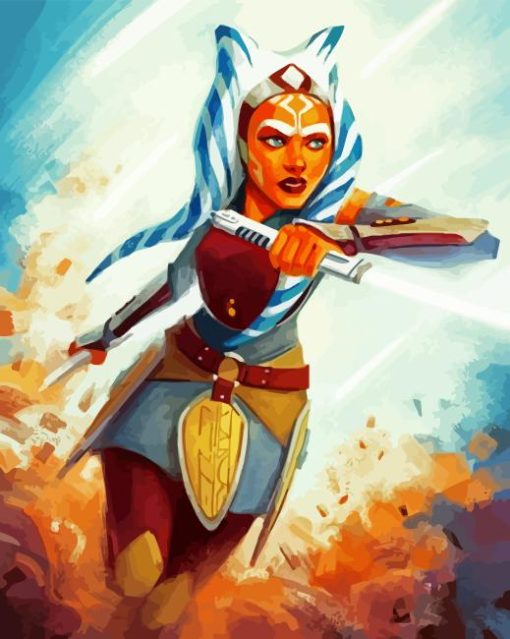 Aesthetic Ahsoka Diamond Painting