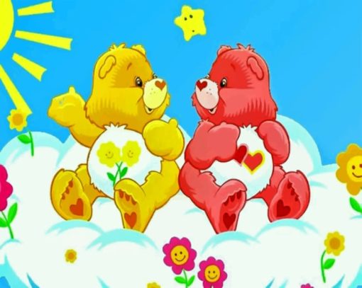 Adorable Care Bears Diamond Painting