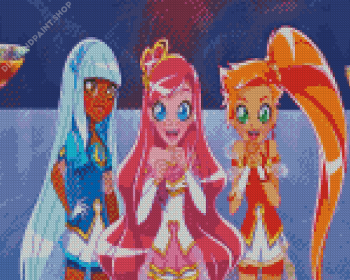 Lolirock Characters Diamond Painting