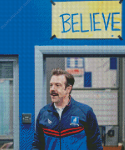 Ted Lasso Believe Diamond Painting