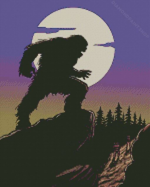 Sasquatch Bigfoot Diamond Painting