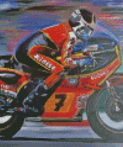 Barry Sheene Diamond Painting