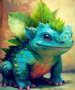 Pokemon Ivysaur Diamond Painting art