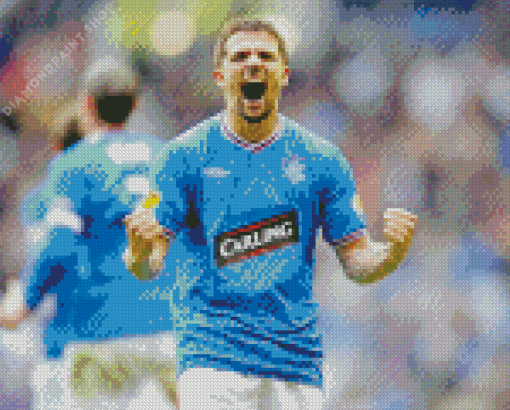 Footballer Player Nacho Novo Diamond Painting