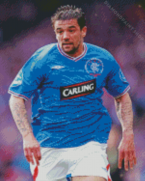 Nacho Novo Footballer Diamond Painting