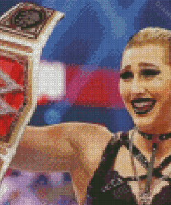 Rhea Ripley Wrestler Diamond Painting