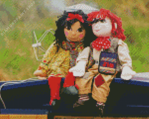 Cute Rosie And Jim Diamond Painting