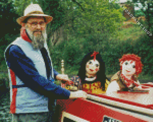 Rosie And Jim Characters Diamond Painting