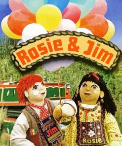 Rosie And Jim Diamond Painting art