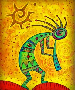 Kokopelli Art Diamond Painting