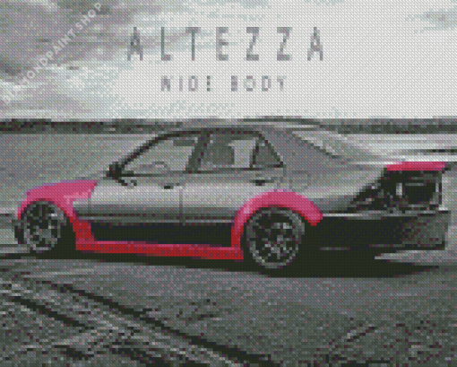 Monochrome Altezza Widebody Diamond Painting