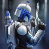 Star Wars Mandalorian Diamond Painting art