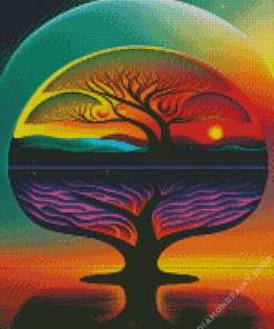 Aesthetic Tree Of Life Diamond Painting art