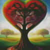 Heart Of Tree Of Life Diamond Painting art