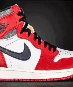 Red Air Jordan Diamond Painting