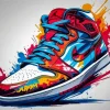 Abstract Air Jordan Diamond Painting